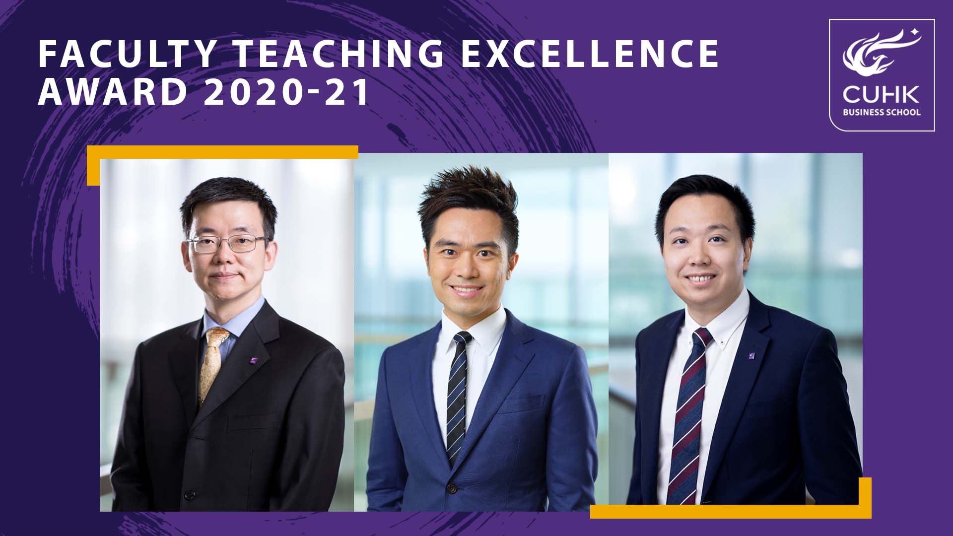 CUHK Business School Announces the Faculty Teaching Excellence Award 2020-21