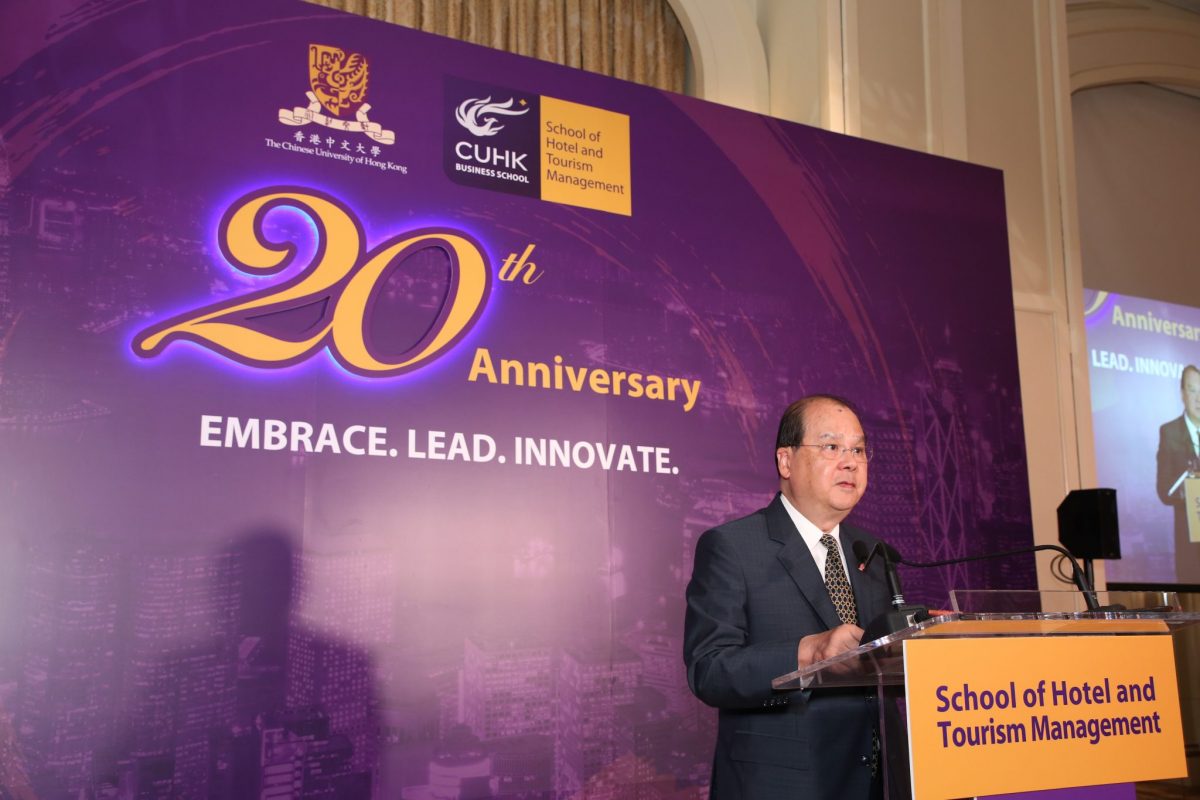 The Hon Matthew Cheung Kin-chung GBS JP, Chief Secretary for Administration, HKSAR