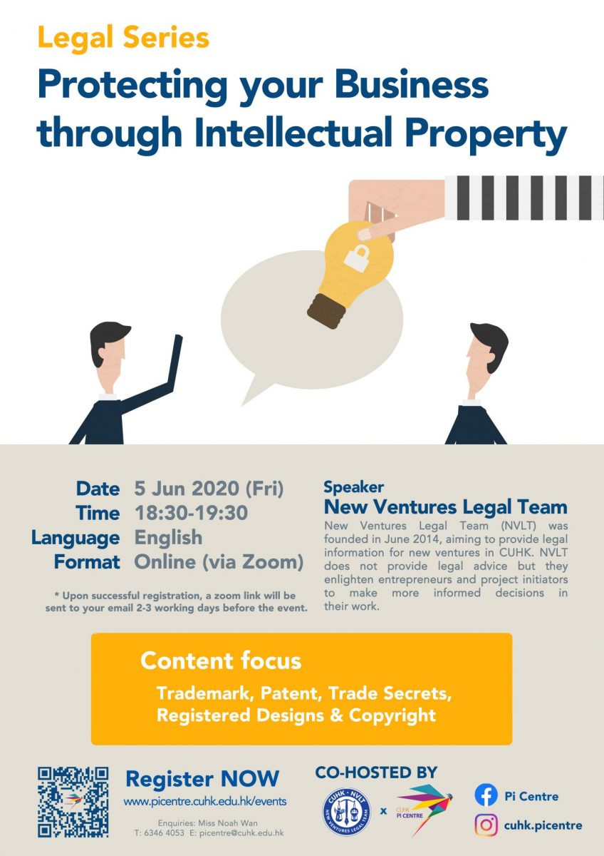 Legal Series: Protecting your Business through Intellectual Property Workshop 