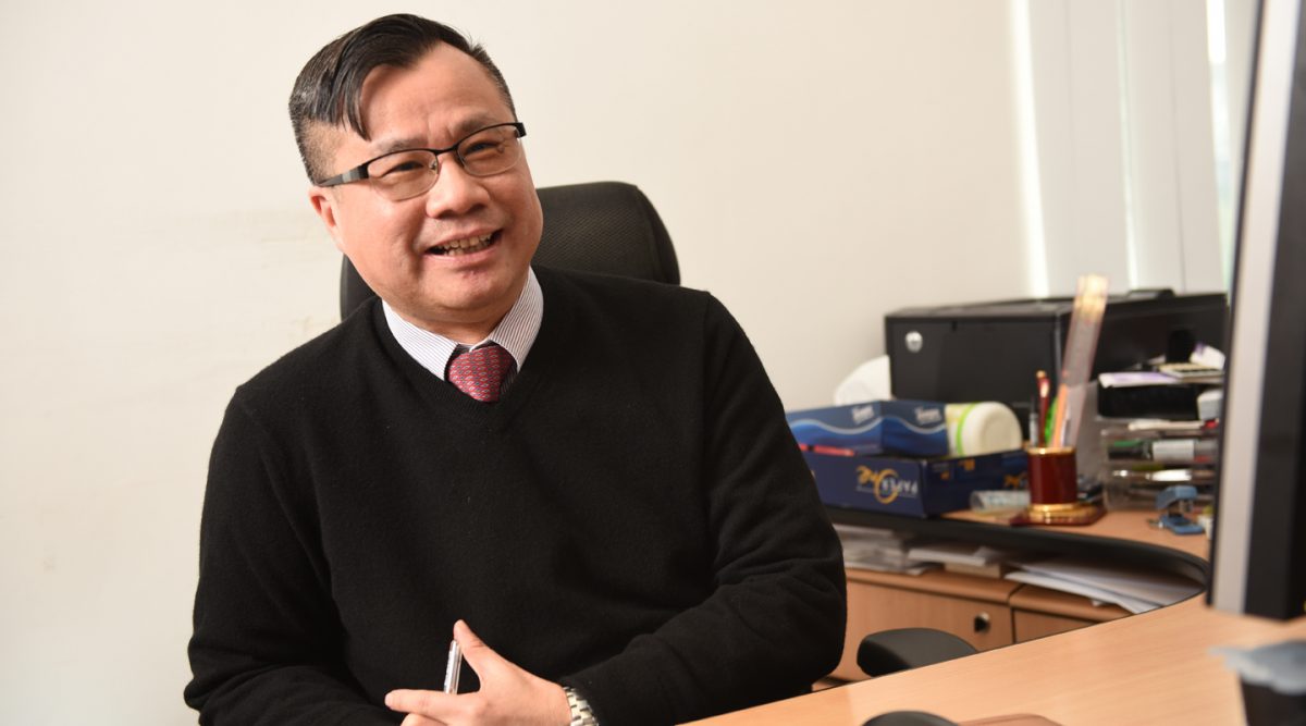 Prof. Chan Wai-sum (Photo by ISO Staff)