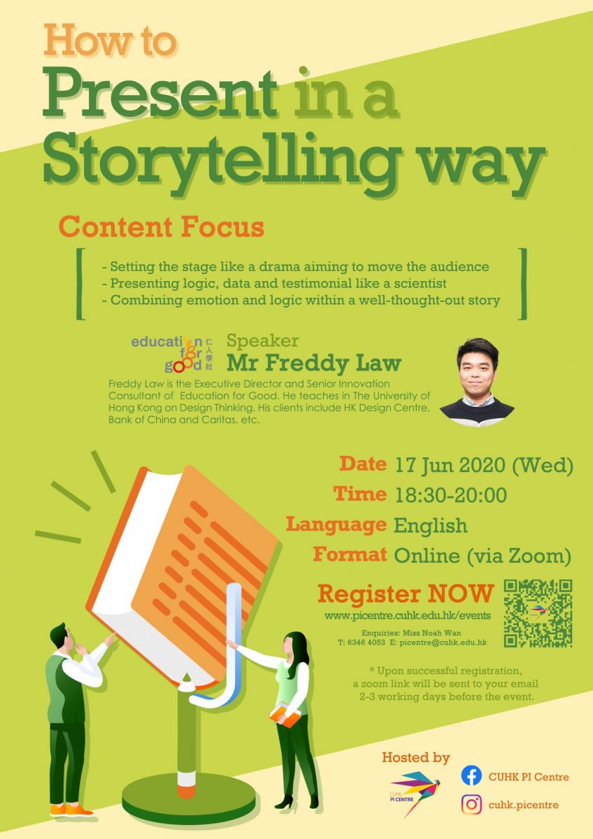 How to present in storytelling way Workshop 